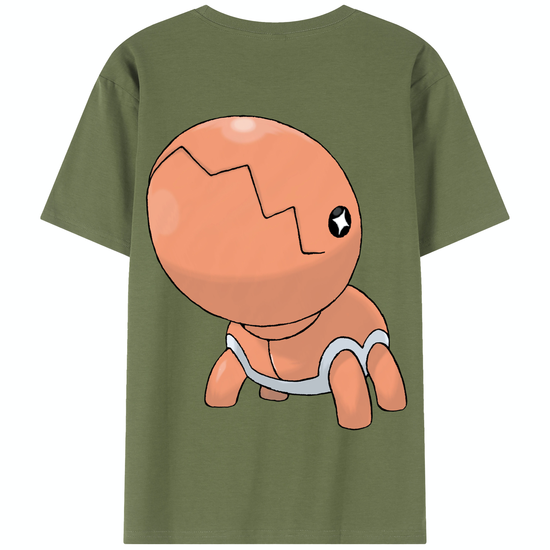 （画像用） ポケットモンスター Pokémon 綿100％半袖Tシャツ（背面プリント）